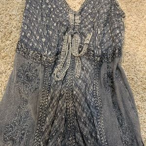 Western Blue Jean Dress